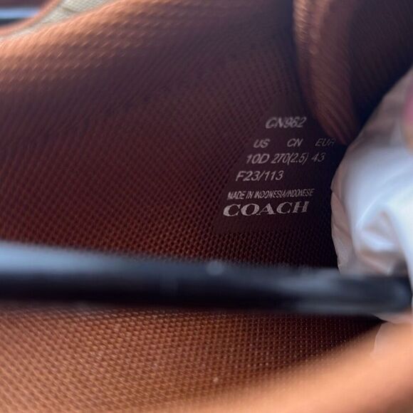 Disney X Coach Clip Low Top Sneaker With Mickey Mouse CN431- NWB- Men 10 - Picture 11 of 11